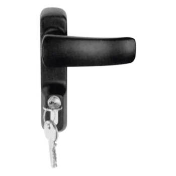 Manija para Barra de Emergencia / Zamak / Plata / Puerta 40-70 mm / Apertura Reversible / 1.57-2.76 in