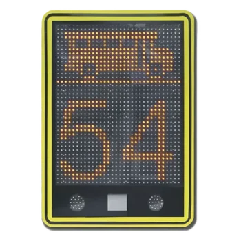 Radar de velocidad / 3 dígitos / LED 32x40 ámbar / 24.150 GHz / -20°C a +70°C / 3.54 x 2.56 x 0.43 ft