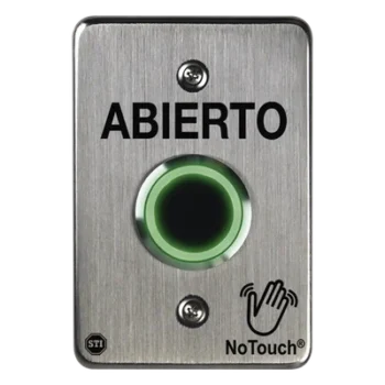 Interruptor IR NoTouch / Acero Inoxidable 304 Grado Médico / Contacto Seco Forma C / 4.5" x 4.5" x 0.26" (11.4 cm x 11.4 cm x 6.6 mm)