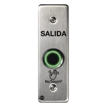 Interruptor IR sin contacto / Acero inoxidable 304 / Montaje delgado 4.5 x 4.5 x 0.26 pulgadas / Salida relé ajustable 0.5-20 s / Contacto seco tipo C