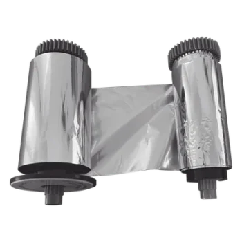 Cinta Ribbon / Full Color Plateado Metalizado / 1200 Impresiones / Compatible con SMART21