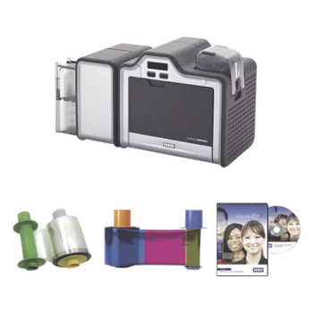 Kit Impresora Retransferencia / Un Lado / 300 dpi / 24 seg por tarjeta / Alimentador 200 tarjetas / USB / CR80