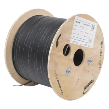 Cable Drop / Fibra Óptica G.657A2 / 1 Hilo Unifibra / LSZH / 1 km / 2.0x3.0 mm / -20°C a +60°C