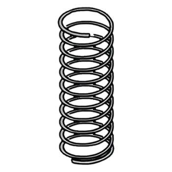 Resorte para barrera / Diámetro 4.5 mm / Longitud 400 mm / Constante elástica 0.135 / Compatible barrera FAAC 620