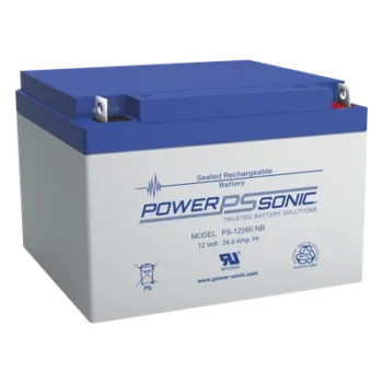 Batería de Respaldo AGM/VRLA / 12V / 26Ah / Terminales NB2 / Vida Útil 5 Años / Reconocida UL