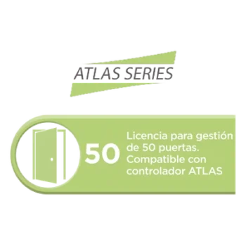 Licencia de control de acceso / 50 puertas / Software embebido vía navegador / Compatible serie Atlas