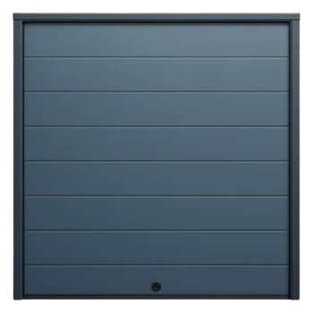 Puerta de Garage / Estilo Americano / Aislada / 8x7 pies / Acabado Deluxe / Color Gris / Línea Central