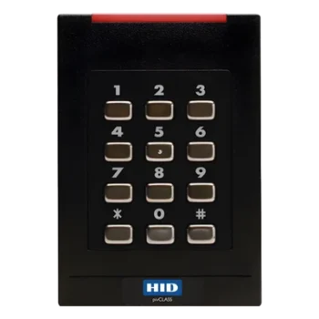 Lector de Acceso con Teclado / iClass SEOS, SE, SR, iClass / Mifare Classic, DesFire EV1 / Bluetooth Smart, NFC / 5-16 VDC / 3.3 x 4.8 x 1.1 in