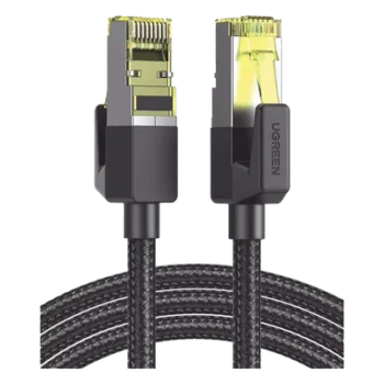 Cable Ethernet Cat7 / Blindaje F/FTP / 3 Metros (9.84 Pies) / 10 Gbps / 600 MHz / Conectores Oro