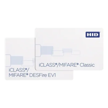 Tarjeta de Acceso Dual / iClass + Mifare / 2 Kbits / PVC Compuesto / 13.56 MHz