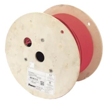 Bobina de Cable UTP / Cat6A / 23 AWG / LSZH / 305 m (1000 pies) / Rojo