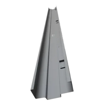 Jamba de contra galvanizada / 7' 0" (2.13 m) x 5 3/4" (146 mm) / Calibre 16 / Pestillo izquierdo