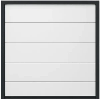 Seccion para puerta de Garage / Lisa / Linea Central / Panel de 18" / Color blanco / Para APDOOR128 / Estilo Americana.