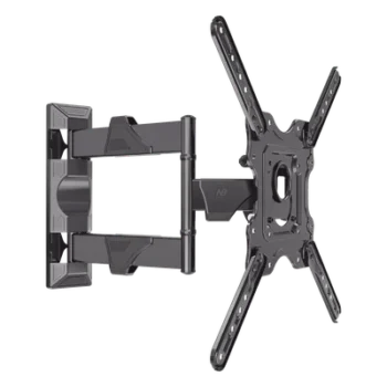 Soporte de Pared Articulado / Pantallas 32" a 55" / VESA 100x100 a 400x400 mm / Carga 27.2 kg (60 lbs) / Extensión 5 a 40 cm / Giro 180° / Inclinación +8° a -5°