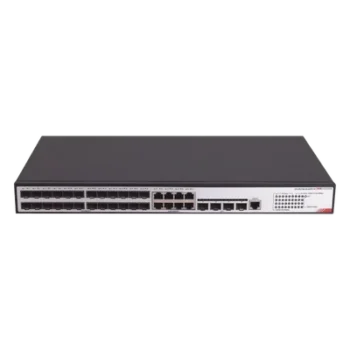 Switch Administrable / 24 Puertos SFP GE / 8 Puertos RJ45 GE / 4 Puertos SFP 10G / Capacidad 216 Gbps / Gestión en Nube
