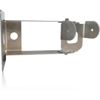 Kit de Montaje Ajustable / Compatible con Lectores de Acceso / Aluminio Recubierto en Polvo / 350 g (12.35 oz) / Postes Redondos y Cuadrados