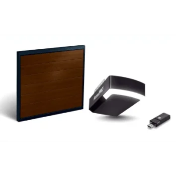 KIT COMPLETO Incluye /Puerta D/ Garage / APDOORB 16x9 Pies / Lisa Linea Central / Imitacion madera / Insulada / Interfase ACCESSWIFI / Extension ACCESSEXTRAILC /Motor FS1000M / 1/2HP / Fuerte/Silencioso/Luz LED/Motor DC .