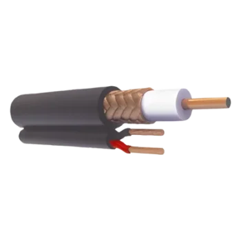 Cable Coaxial Siames / 305 m (1000 ft) / RG59 / CCA 90% / 20 AWG / Cobre Sólido / Intemperie HD