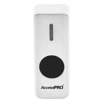 Botón de Salida sin Contacto / IR / Distancia Ajustable 4 a 15 cm / Temporizador 0.3 a 30 s / IP68 / 12VDC