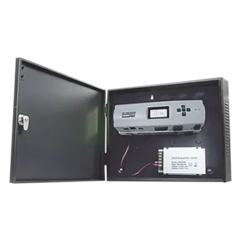 Controlador de Acceso / 4 Puertas / Biometría Integrada / 3,000 Huellas / Compatible con Sistemas de Elevadores (10 Pisos) / Incluye Gabinete y Fuente de Alimentación 12Vcc/5A