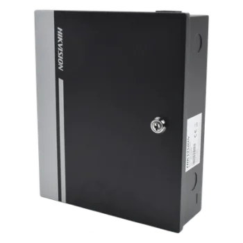 Controlador de Acceso para 2 Puertas y 4 Lectores / Fácil Administración con Software Gratuito / Incluye Gabinete y Fuente de Alimentación 12Vcc/8A / 10,000 Tarjetas / 50,000 Eventos