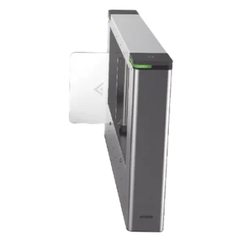 Torniquete Swing Derecho / Carril 90 cm (2.95 ft) / Panel + Lector Tarjeta / TCP-IP / 6,000,000 MCBF / 12 Pares IR / IP54 / 60,000 Tarjetas