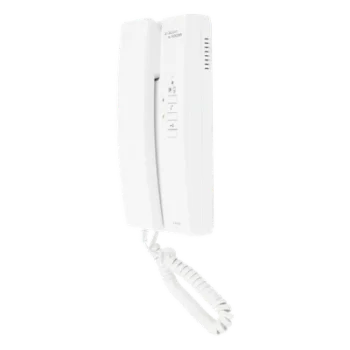 Auricular para sistema de audioportero / Alimentación desde central / 5 hilos / Cascada hasta 984 pies / Interior / Montaje pared