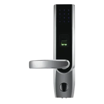 Cerradura autónoma izquierda bluetooth de huella digital, tarjeta de proximidad y contraseña / APP ZKSmarKey