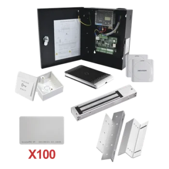 Kit de Control de Acceso / 10,000 Tarjetas / 50,000 Eventos / TCP-IP / Wiegand / Gabinete Metálico / 12 VCC / 0.94 x 0.78 x 0.23 pies