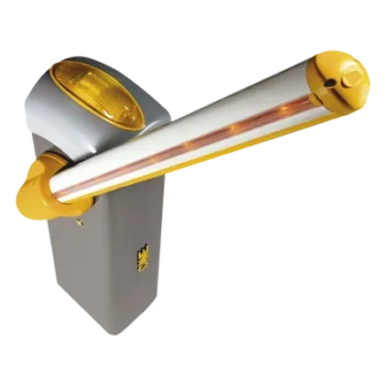 Kit de barrera GARD 4 con mástil Italiano / Izquierda y derecha configurable en campo / Incluye Iluminación LED Rojo/Verde / Pluma de 3.75 m / Cúpula con iluminación LED / Resorte Rojo CAME