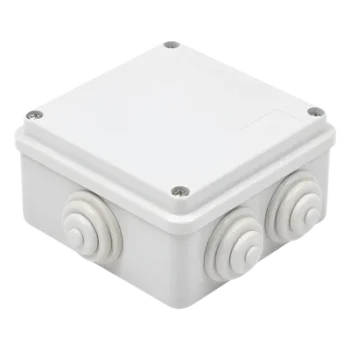 Caja de Derivación Estanca / 6 Entradas / IP55 / IK08 / 100x100x50 mm / Libre de Halógenos / -24 a 60°C