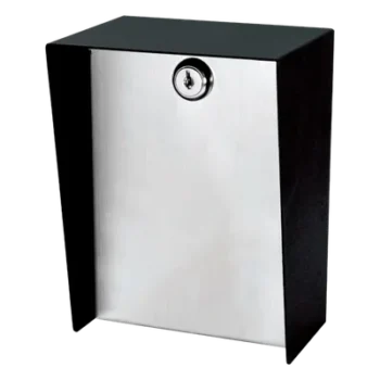 Gabinete para Montaje en Poste / Acero 1.2 mm / Pintura en Polvo / IP65 / Placa Frontal de Acero Inoxidable / 128x170x94 mm
