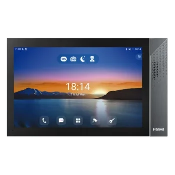 Monitor IP/SIP para Interior / Pantalla Táctil 10.1" / Android 9.0 / Wi-Fi Dual Band / Bluetooth 5.0 / PoE / 8 Entradas de Alarma