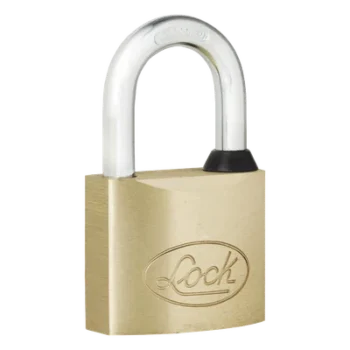 Candado de Latón / Doble Cerrojo / Cuerpo 60 mm / Nivel de Seguridad 6 / Cilindro 5 Pernos / Llaves Puntos