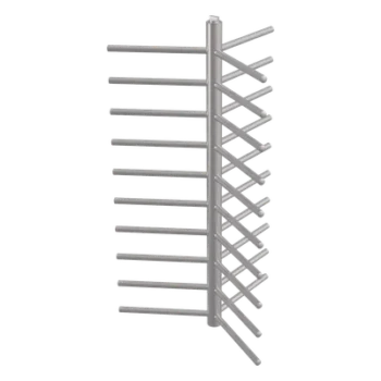 Eje Central de Refacción / Torniquete de Cuerpo Completo / Carril Sencillo / Acero Inoxidable