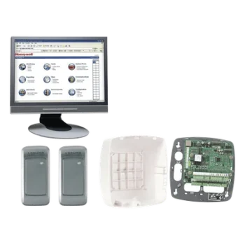 Kit de control de acceso / interfaz web / 2 puertas / 2 lectoras de proximidad / hasta 10,000 tarjetas / PoE o 12VCC