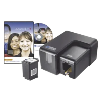 KIT de Impresora de Tarjetas Inyección de Tinta / Incluye Cartucho y Software/ Una Cara /Impresión Sobre el Borde