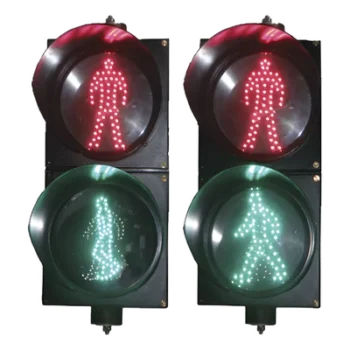 Semaforo peatonal con indicador alto/siga dinámico de 300 mm de diametro