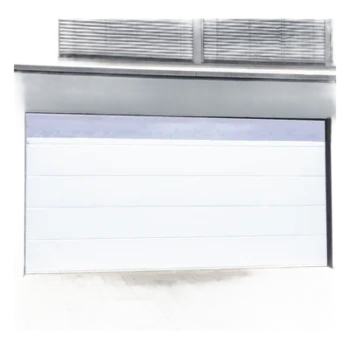 Puerta de Garage de Alta Calidad / Linea Central / Color Blanco 14X9 pies, AISLADA, Estilo Americana.