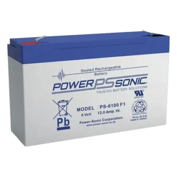 Batería de Respaldo AGM/VRLA / 6V / 12 Ah / Terminales F1 / Vida Útil 5 Años / Caja ABS