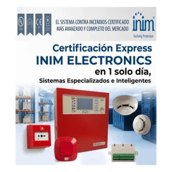 Certificación Presencial / Sistemas de Detección de Incendio / 8 Horas / Kit con 8 Componentes / Normativa NFPA y UL