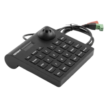 Mini Teclado Controlador PTZ / LCD / Joystick Multidireccional / RS-485 / 12VCC