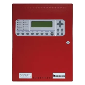 Panel de Detección de Incendio Direccionable / 1 Lazo SLC / 254 Puntos por Lazo / 120V / LCD 8x40 Caracteres / RS-232 y RS-485 / En Español / Color Rojo