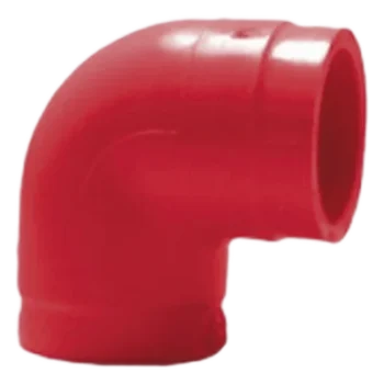 Codo de 90° para Tubería de Aspiración / CPVC Resistente al Fuego / Diámetro ¾ Pulgada / Paquete 10 Piezas / Certificación UL / NFPA / Leyenda Impresa Permanente