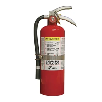 Extintor desechable / polvo químico seco multipropósito / UL 3-A,40-B:C / 5.5 lb / soporte metálico incluido / paquete de 6