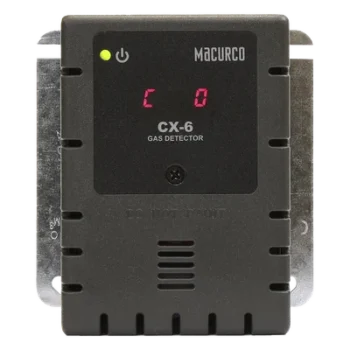 Detector de Gas Fijo / CO y NO2 / Detección de Bajo Nivel / Integración con Sistemas de Ventilación y Alarmas / Activación Automática de Mitigación