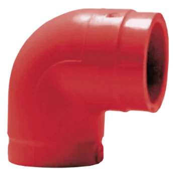 Codo 90° para Tubería de Detección de Humo por Aspiración / ¾ Pulgada / CPVC Resistente al Fuego / Certificado UL / Sin Etiquetas Requeridas