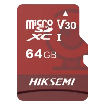 Tarjeta MicroSD / 64 GB / Lectura 95 MB/s / Escritura 40 MB/s / Clase 10 U3 / Grabación 4K / Videovigilancia 24/7