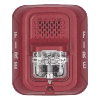 Sirena con estroboscopio / 4 hilos / pared / 12 o 24 Vcd / candela 15-185 cd / 88+ dBA a 16 V / compatible SpectrAlert / Serie L