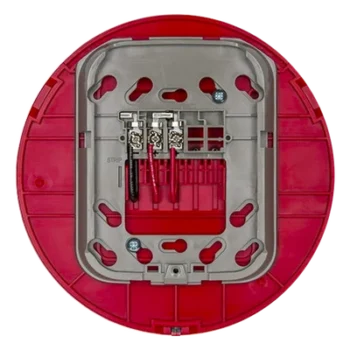 Base AV inalámbrica direccionable / Montaje en techo / Color rojo / Red malla Clase A / Serie L System Sensor / Paneles ES-200X, MS-9600